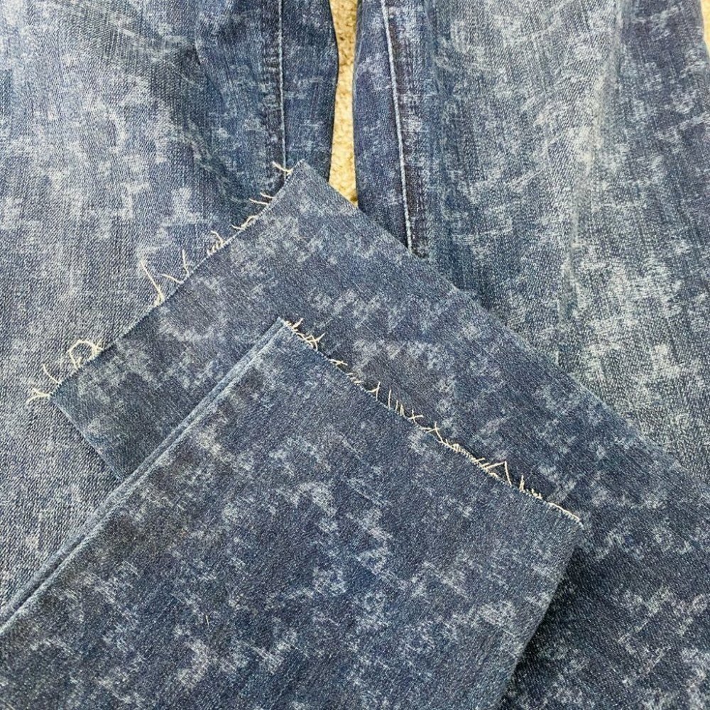 Hollister Tribal Print Jeans Jumpsuit Denim Bib Overall Sz XS - Picture 11 of 14